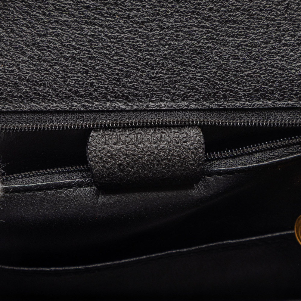 Pre-Loved Gucci Small Grained Calfskin Bamboo Night - Picture 6 of 8